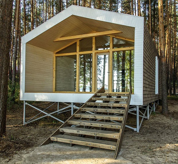 Сваи под каркасный дом в Чехове