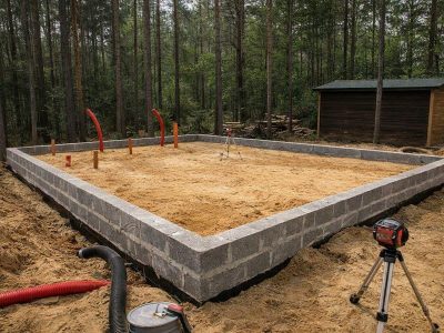 Финская плита фундамент 6х8